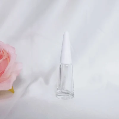 Custom 8ml Unique Empty Nail Polish Glass Bottles Container with Brush Cap