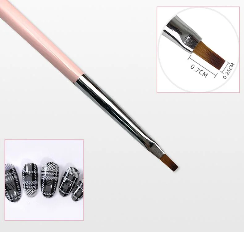 10PCS Nail Brush Set Nail Painting Drawing Liner Pen Nail Art Tools