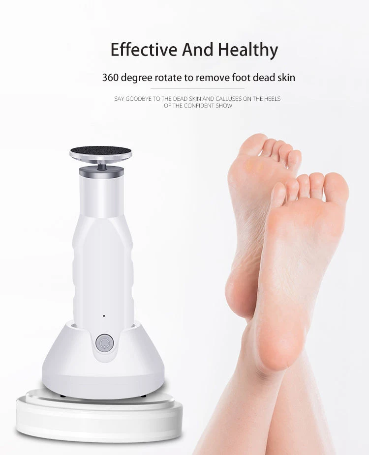 650 Rpm Rechargeable Electric Foot Scrubber Callus Remover