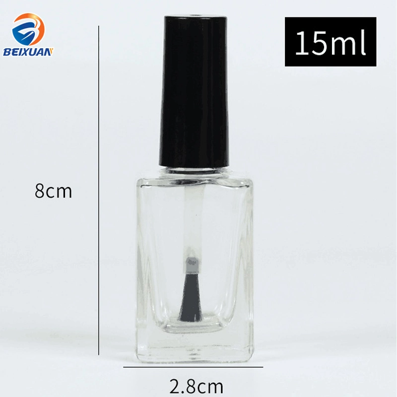 5ml Wholesale Popular Empty Glass Nail Polish Bottle Portable Small Brush Nail Art Container with Multi-Specification