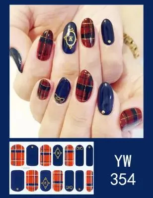 Wholesale Fashion Resin Nail Stickers Water Decals Nail Art Stickers