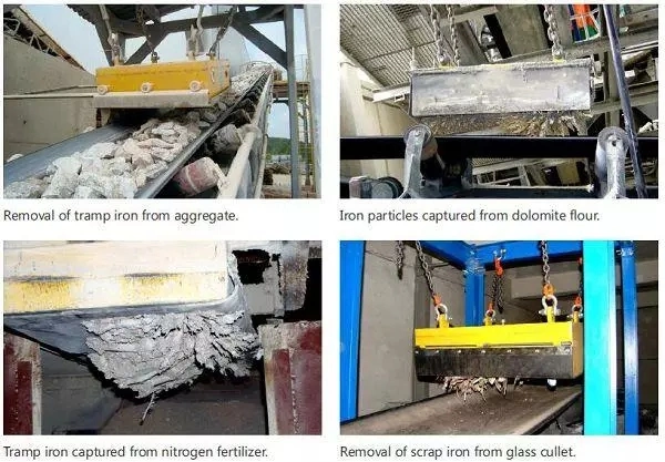 China Supplier Suspension Iron Remover for Mining and Separation Suspended Plate Magne