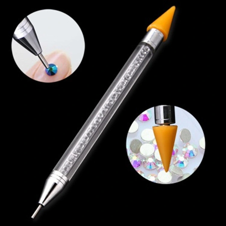Nail Art Gem Wax Pen Rhinestone &amp; Nail Dotting DOT Pen Manicure Tool
