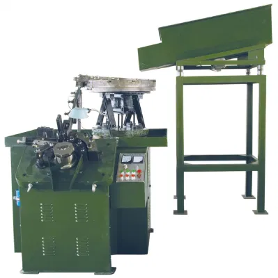 High Capacity Automatic High Speed Ring Shank Nail Thread Rolling Machine