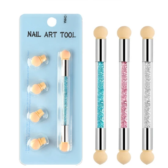 12 PCS/Set Nail Art Brush Kit Pink Manicure Metal Brush Set Acrylic Line Painting Nail Brush Pen